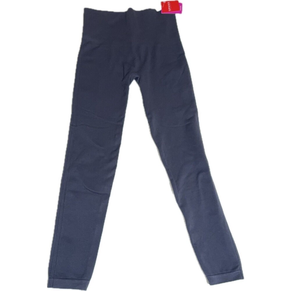 New with Tags SPANX Very Black Seamless Shape Leggings Womens Size XL